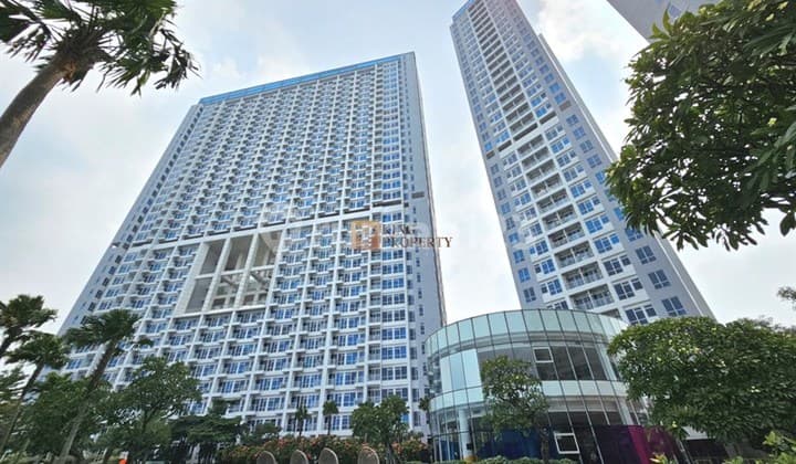 Dekat Puri Indah Mall & Lippo Mall Puri, Disewa Studio 26M Apartemen Puri Mansion Unfurnished Rapi Bersih Sudah Terpasang AC, Water Heater Kitchenset dan Mesin Cuci.
