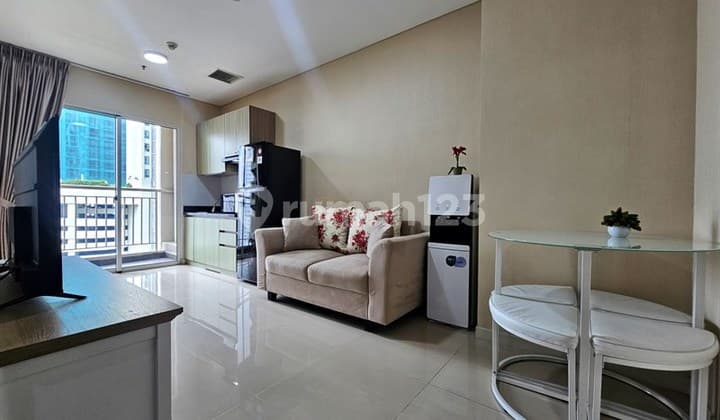 2BR Apartment for Rent Madison Park Minimalist Furnished 49M² - Near Tarumanagara University (Untar) & Central Park Mall West Jakarta