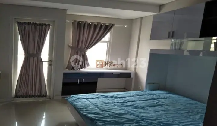 Special unit with kitchen set, rented studio at Madison Park fully furnished, good interior, ready to occupy, Podomoro City Central Park Jakarta area.