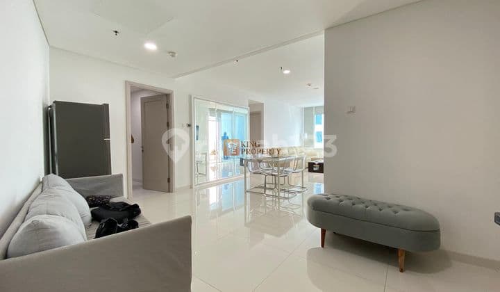 Sea View Apartment for Sale - 3 Bedrooms, Well-Furnished at Regatta Apartment, Access to Soekarno-Hatta Airport, Port, Toll Gate, Near Muara Karang Culinary Center, Baywalk Mall, Emporium Mall