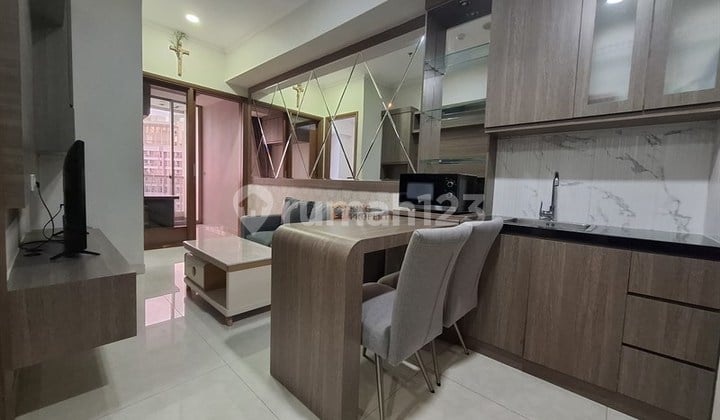 Ready Survey & Siap Huni, Disewakan Condominium Taman Anggrek Residences 1Br+1 Luas 50M2 Nyaman, Lokasi Strategis Terhubung Langsung Mall Ta & Hublife di Tanjung Duren