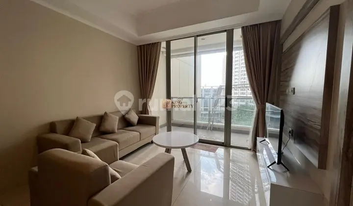 Directly Connected to Hublife Mall & TA! For Rent: Taman Anggrek Residences Condominium, 3BR+1, 135m², Fully Furnished, Modern, Move-In Ready, Strategic Location in Tanjung Duren, West Jakarta.