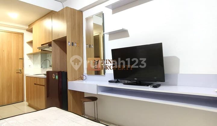 Praktis Banget! Studio Green Bay Pluit Full Furnish - Akses Mall Tanpa Keluar Gedung
