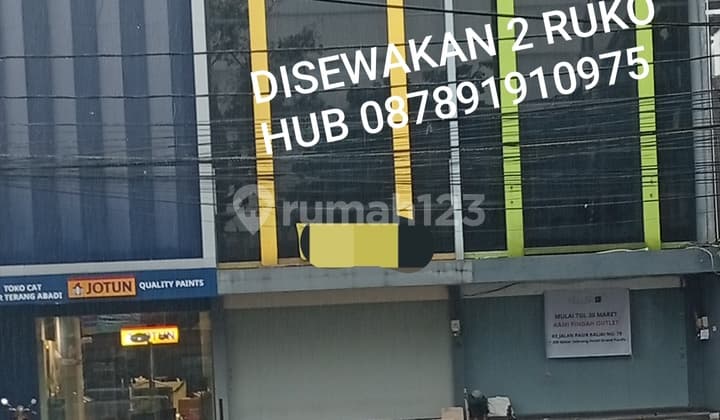 Ruko Disewakan 2Bh Ukuran Jumbo Pasir Kaliki Bandung
