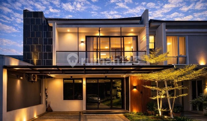 Rumah 7Mnt ke MRT Semifurnish di Area Cirendeu Tangerang Selatan