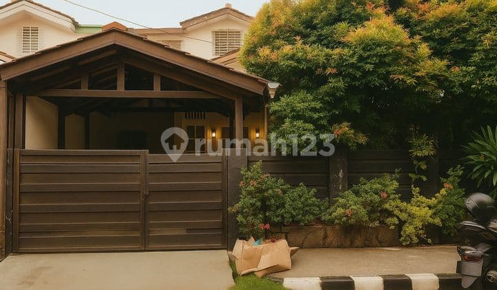 Rumah Semi Furnished Perumahan Elite Di Area Lebak Bulus Dekat Mrt Rr181