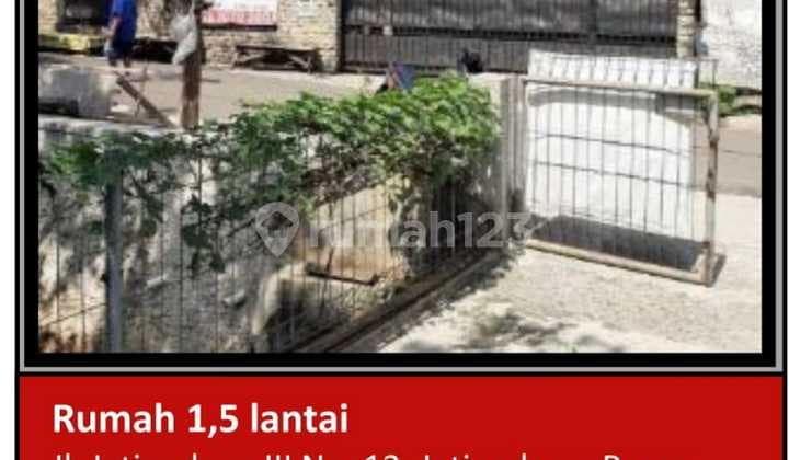 Di Jual Rumah 1,5 Lantai Aset Bank di Jl. Jatipadang 3, Jatipadang, Pasar Minggu, Jakarta Selatan