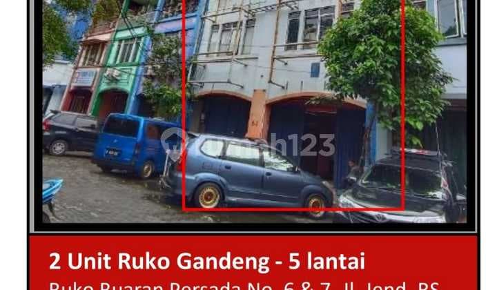 Di Jual 2 Ruko Gandeng 5 Lantai Aset Bank di Ruko Buaran Persada Jl. Jend. Rs Soekanto , Pondok Kelapa, Duren Sawit, Jakarta Timur.