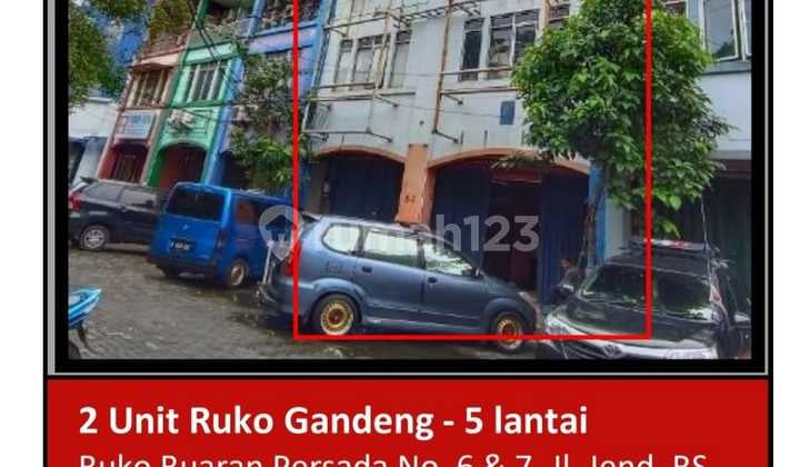 Di Jual 2 Ruko Gandeng 5 Lantai Aset Bank di Ruko Buaran Persada Jl. Jend. Rs Soekanto , Pondok Kelapa, Duren Sawit, Jakarta Timur.