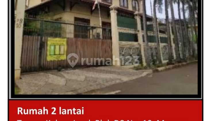 Di Jual Rumah Aset Bank di Taman Kebon Jeruk Meruya Selatan, Kembangan, Jakarta Barat.