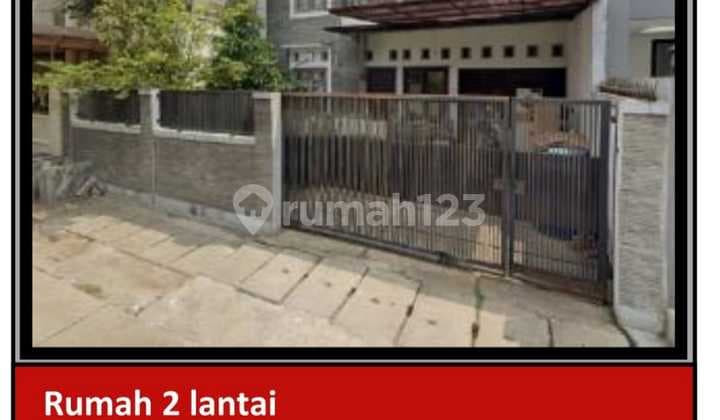 Di Jual Rumah 2 Lantai Aset Bank di Kav Dki Blok 146 Jl. Menara Meruya Selatan, Kembangan, Jakarta Barat
