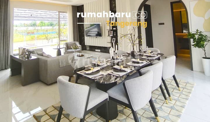 Baru Rumah 2 Lantai Citra Garden, View Danau Smarthome Dekat AEON Mall BSD