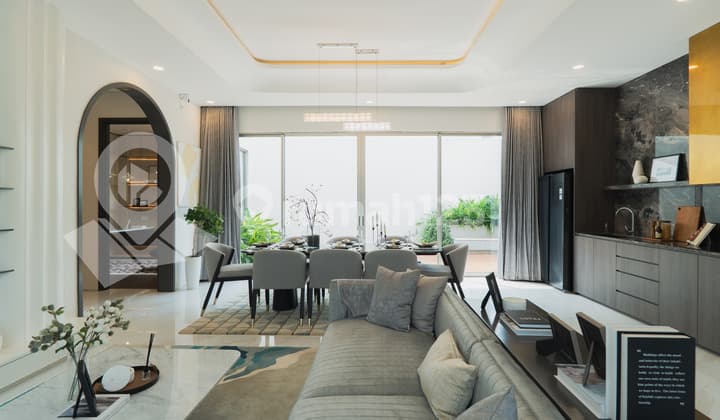 Rumah Super Mewah Design Minimalis Modern Selangkah ke Stasiun Cisauk dan Toll BSD