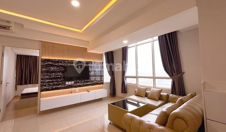 Disewakan Cepat Apartemen Skandinavia 3 Kamar Tidur Full Furnished Fasilitas Premium