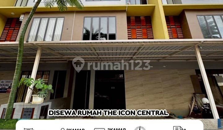 Quickly For Rent ‼️ 3-Story House The Icon Central - Batam Centre