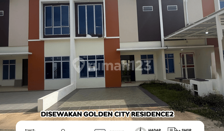 Disewakan Rumah 2 Lantai Golden City Residence 2