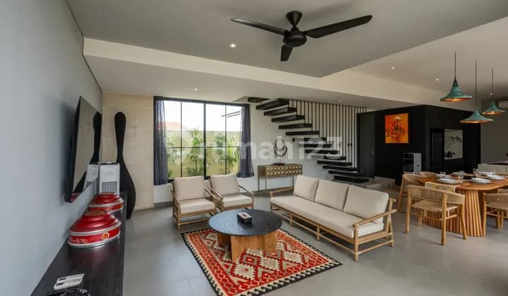 FOR LEASEHOLD! NEW - BRIGHT - SPACIOUS - AN INDUSTRIAL-MEDITERRANEAN 3BR HAVEN IN CANGGU'S ORBIT - SVLC108