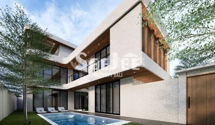Dijual Villa SHM Mewah di Pecatu Bali dengan Rooftop, Sauna & Cool Plunge - Sdfb056