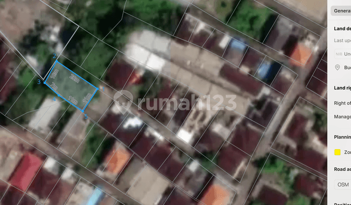 RARE LAND 2 FREEHOLD IN NORTH CANGGU - YOUR PRIVATE PARADISE CLOSE TO THE CITY CENTER - SLFC057