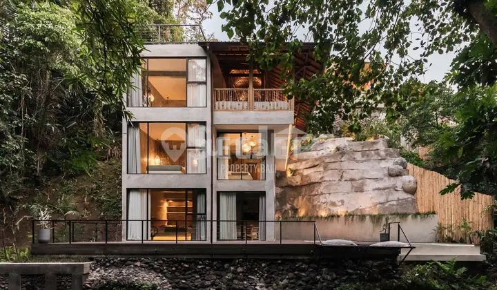 RETREAT LEMBAH SUNGAI UBUD: VILLA MEWAH DENGAN PENGHASILAN LUAR BIASA – SVLU061