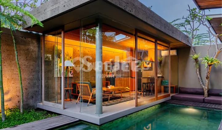 Villa SHM (Freehold) For Sale - Modern 2Br Villa With Private Pool In Central Canggu - Svfc059