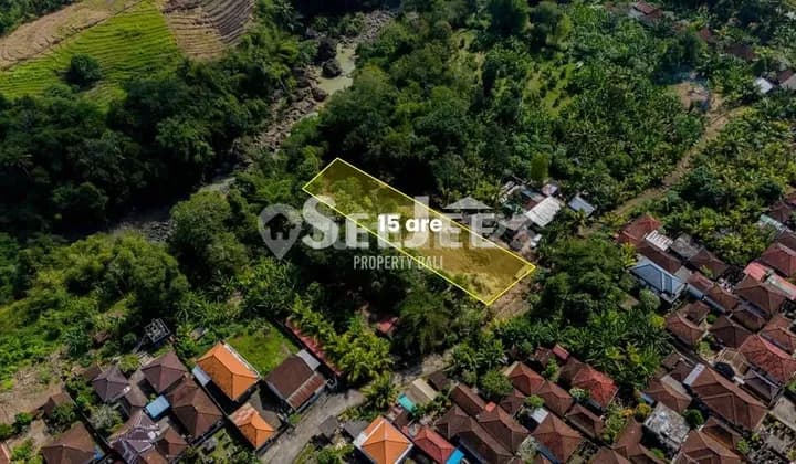 Tanah Freehold Tepi Sungai di Pasut Tabanan - Ideal untuk Kompleks Villa Mewah