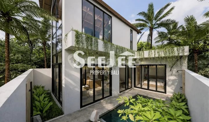 For Lease - Serene 2 Bedroom Luxury Villa With Private Pool And Peaceful Tropical Ambience In Canggu - Sdlc170