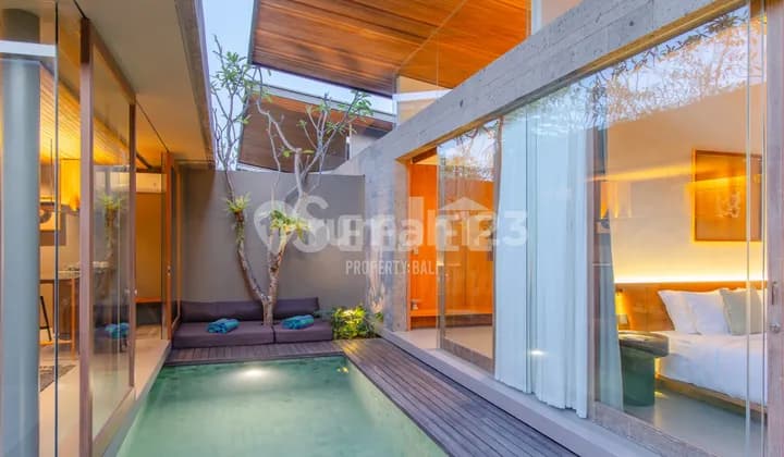 For Lease - Contemporary 2Br Villa With Private Pool In Canggu - Svlc100
