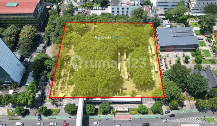 Dijual Kavling Tanah Lokasi Sangat Strategis bisa di Bangun Gedung Perkantoran di Semanggi - Sudirman Area