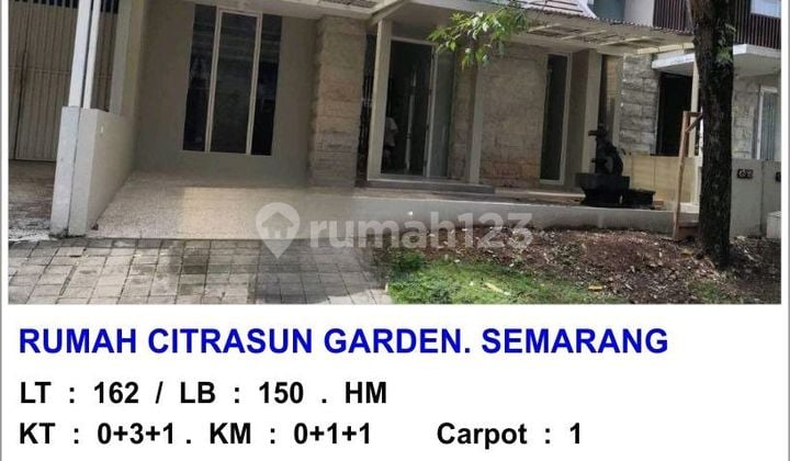 Rumah 4kt Citrasun Garden Bukit Sari Semarang Rumah 4kt Citrasun Garden Bukit Sari Semarang