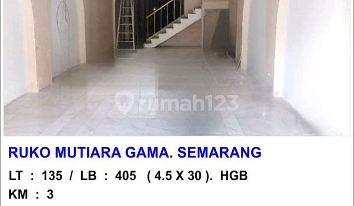 Mutiara Gama Shophouse in Gajah, Semarang