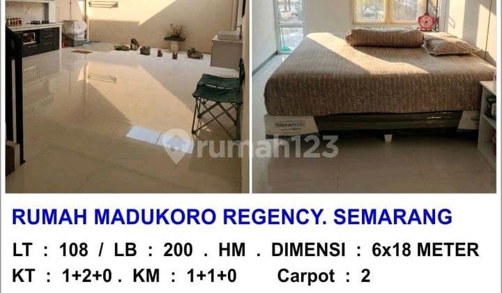 Rumah 2Lantai Madukoro Regency Semarang