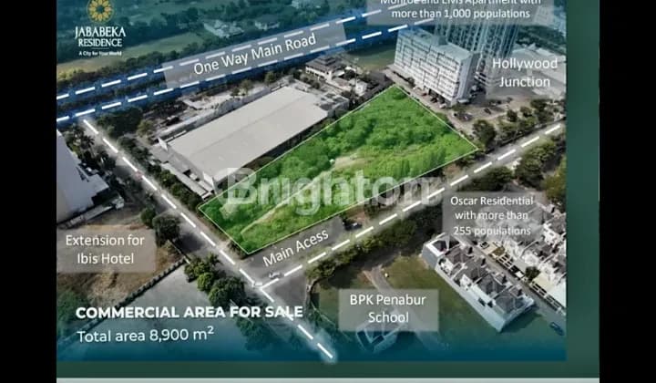 TANAH KOMERSIAL DI JABABEKA CIKARANG