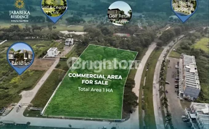 TANAH KOMERSIAL DI JABABEKA CIKARANG