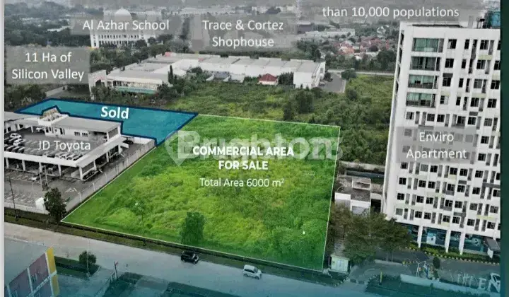 COMMERCIAL LAND IN JABABEKA CIKARANG