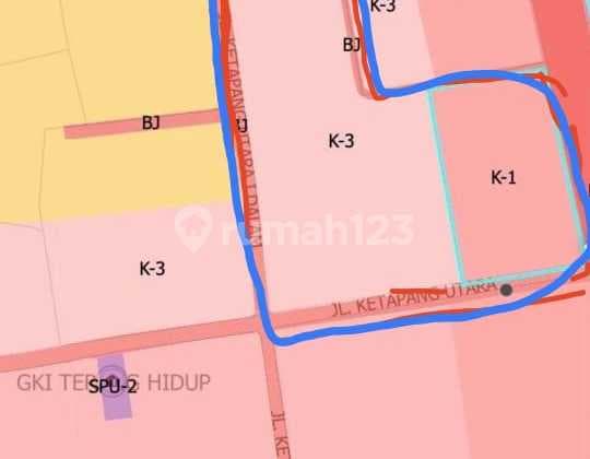 Tanah Sangat Strategis SHM Jalan Gajah Mada Jakarta (Sewa on Request)