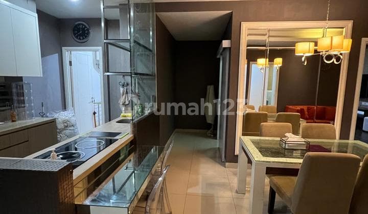 Apt Ancol Mansion 3BR diubah jadi 2BR siap huni Full furnished interior mewah