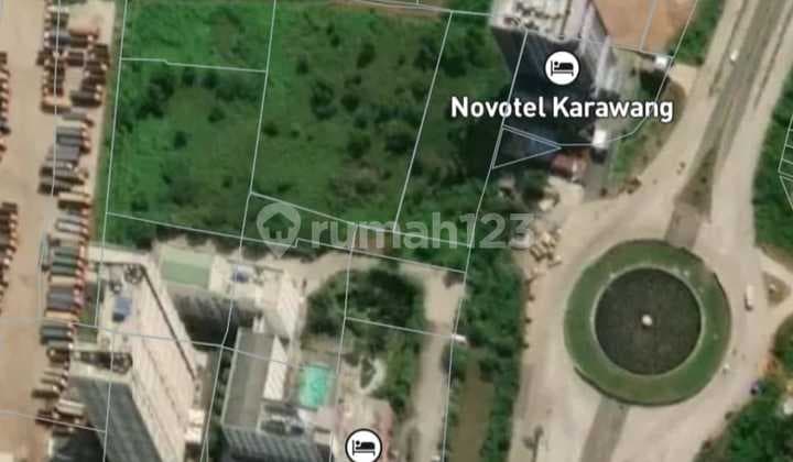 Kavling Komersial Jalan Utama Karawang SHM Siap Bangun
