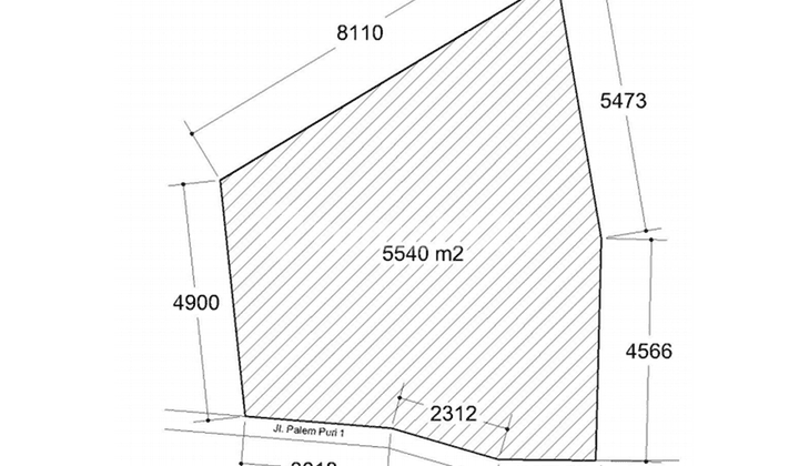 Tanah Kavling 5400m HGB siap Bangun cocok utk perumahan/ hunian Bintaro Jakarta Selatan