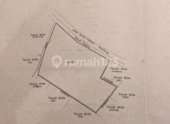 Dijual Tanah Banting Harga, Harus Cepat Terjual, 6460 Meter, SHM, Dipinggir Jalan Bandung, Cocok untuk Usaha