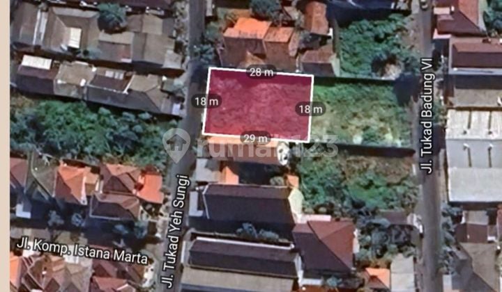 Land for sale in Tukad Sungi location Land for sale in Tukad Sungi location