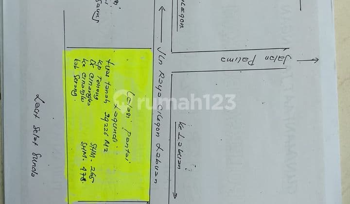 DIJUAL LAHAN STRATEGIS JL RAYA CILEGON LABUAN