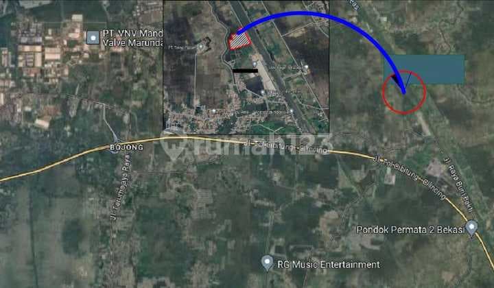 Tanah Industri Babelan Bekasi 14445m2 dan 17660m2 SHGB Langka