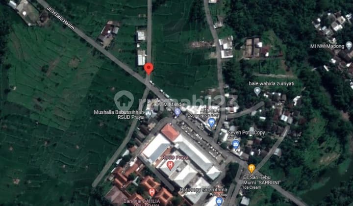 Dijual Tanah di Nol Jalan Raya Praya Lombok Tengah
