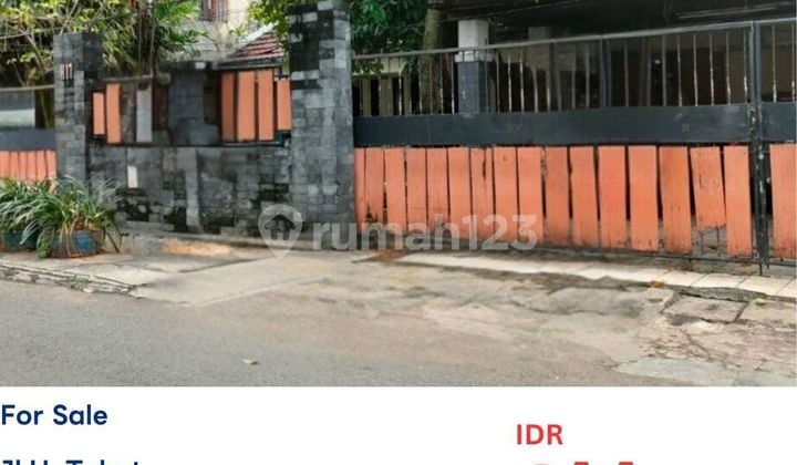 For Sale Auction House in Tebet Baru South Jakarta For Sale Auction House in Tebet Baru South Jakarta