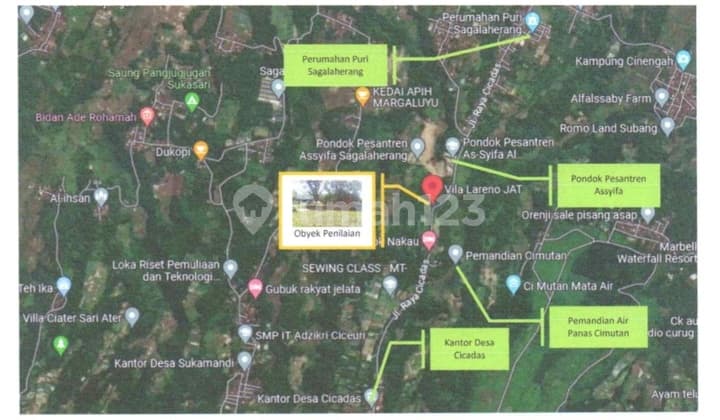 Land for Sale Cicadas Raya Segalaherang Subang West Java