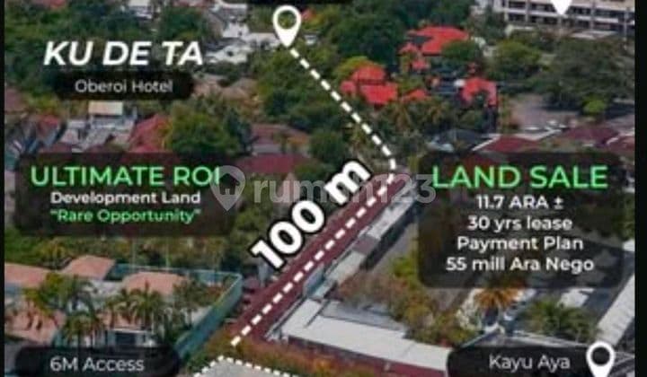 Land For Lease Aberoi Seminyak Land Size 11,7 Ara