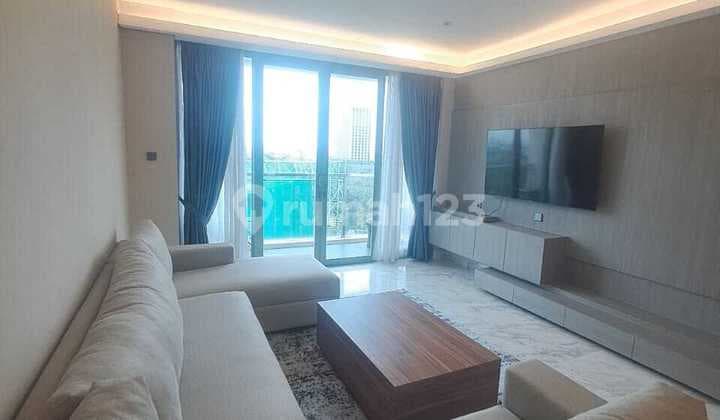 For Rent. Fully Furnished Apartment 3Br+1 with Stunning Golf View at Senayan City Residences