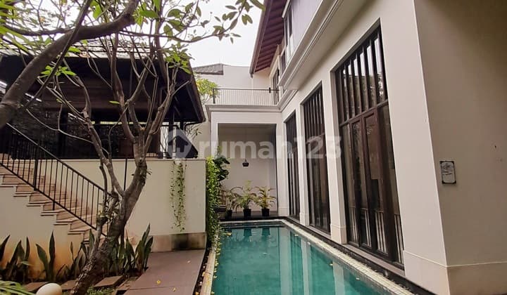 For Rent Balinese Modern Houses Compound in Pejaten Barat Kemang with Pool near to AIS
