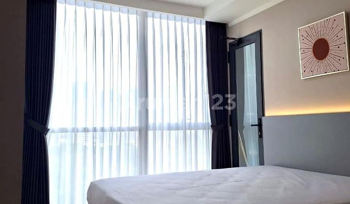 Sewa Murah Apartemen Menara Jakarta Kemayoran Full Funish Siap Huni Desain Minimalis Moderen Tinggal Bawa Koper Jakarta Barat